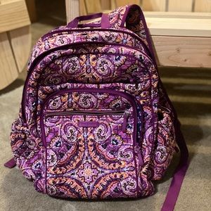 Vera Bradley XL Campus Backpack in dream diamonds